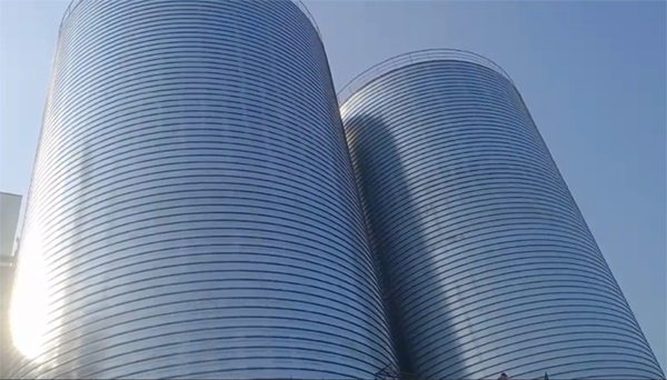 海门2座混凝土高架卷板仓